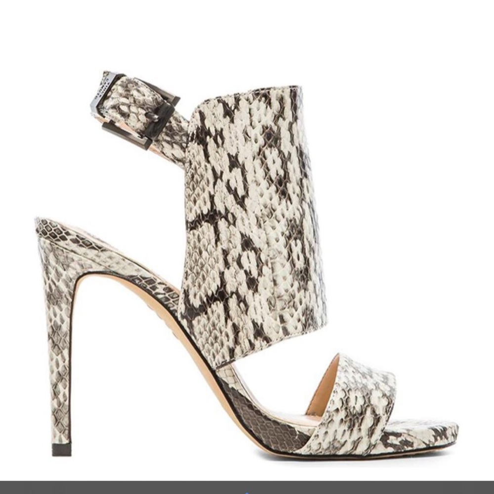 Vince Camuto Fandy Snakeskin Leather Heels